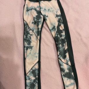 Pink marble Athletic leggings